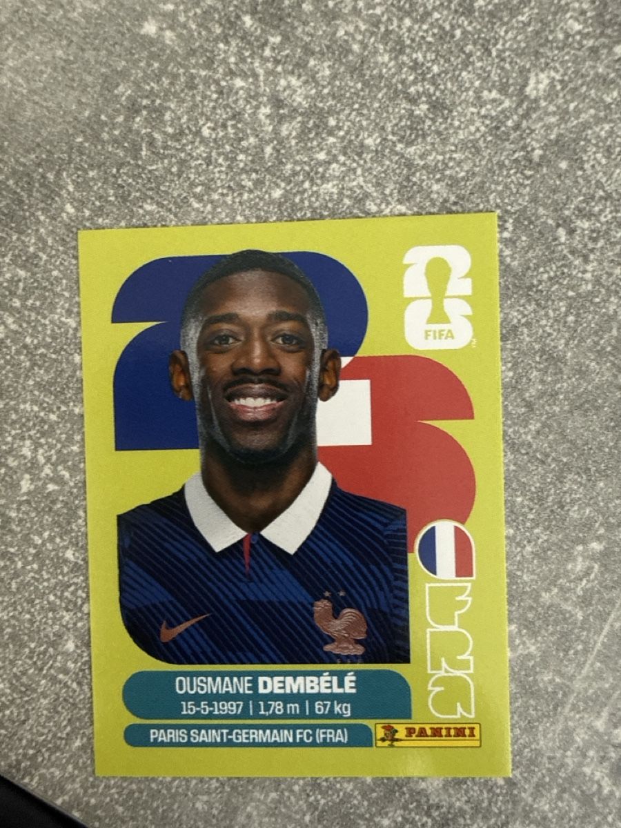 Panini Carte collezionabili: Panini Dembele – Nuovo (secondo la descrizione) da Thun venduto da sergio1981