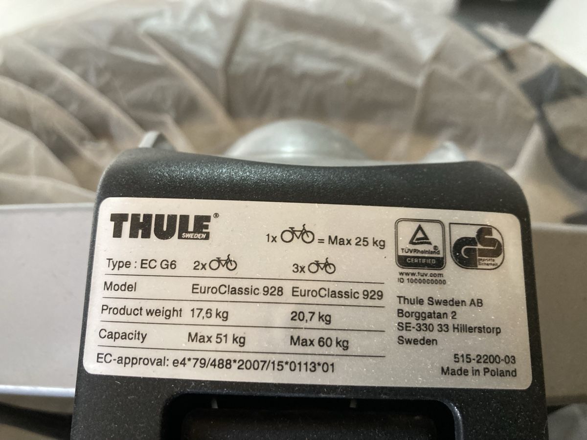 Thule Pezzi di ricambio: Thule  – Usato da Plagne venduto da H.Kocher