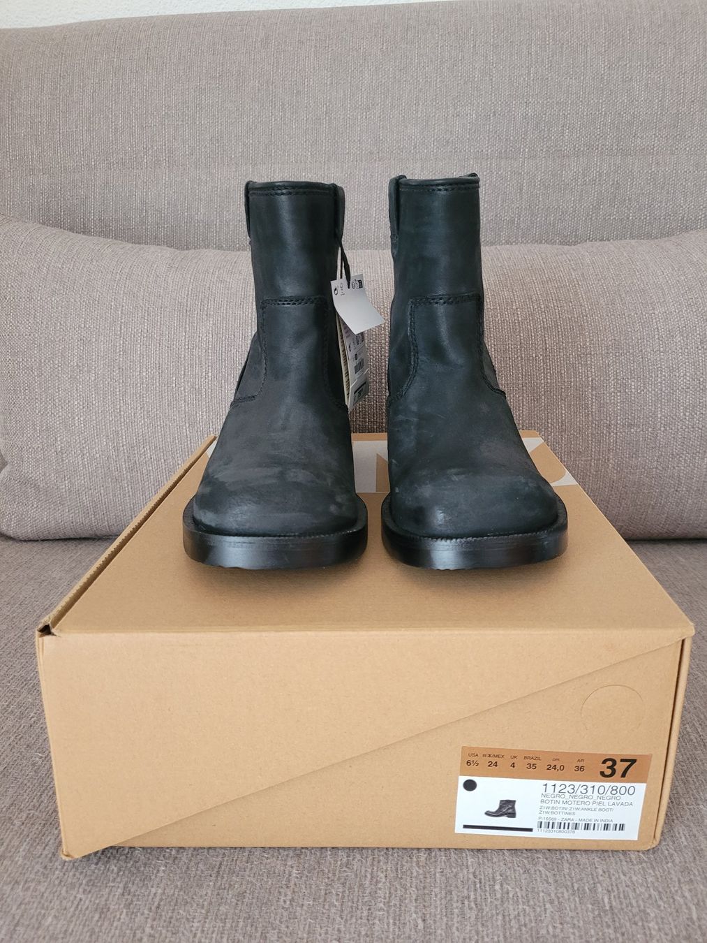 Zara Damenschuhe: LEDERBOOTS ZARA NP. Fr. 129.- – Neu (gemäss Beschreibung) aus Biberist von Soleda67 7