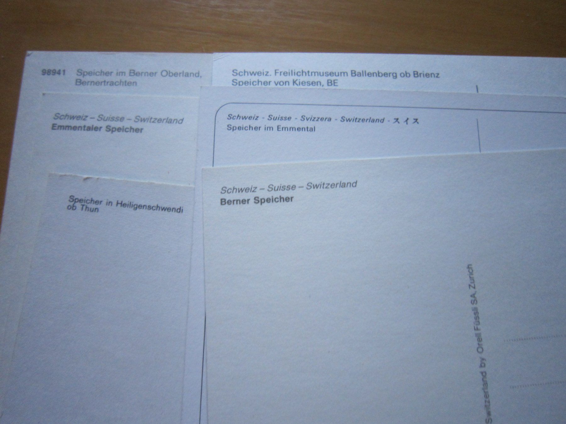 Cartoline postali: No 2 Postkarten Chalet – Usato da Gordola venduto da Polentaefung 2