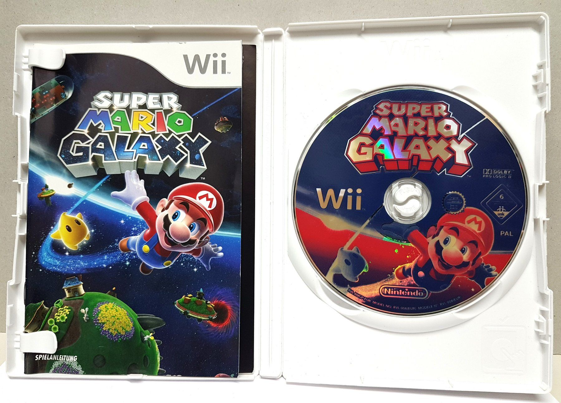 Nintendo Spiele: Super Mario Galaxy Mario auf zu den Sternen  Wii – Gebraucht aus Schüpfheim von Games_Spielkonsolen 1