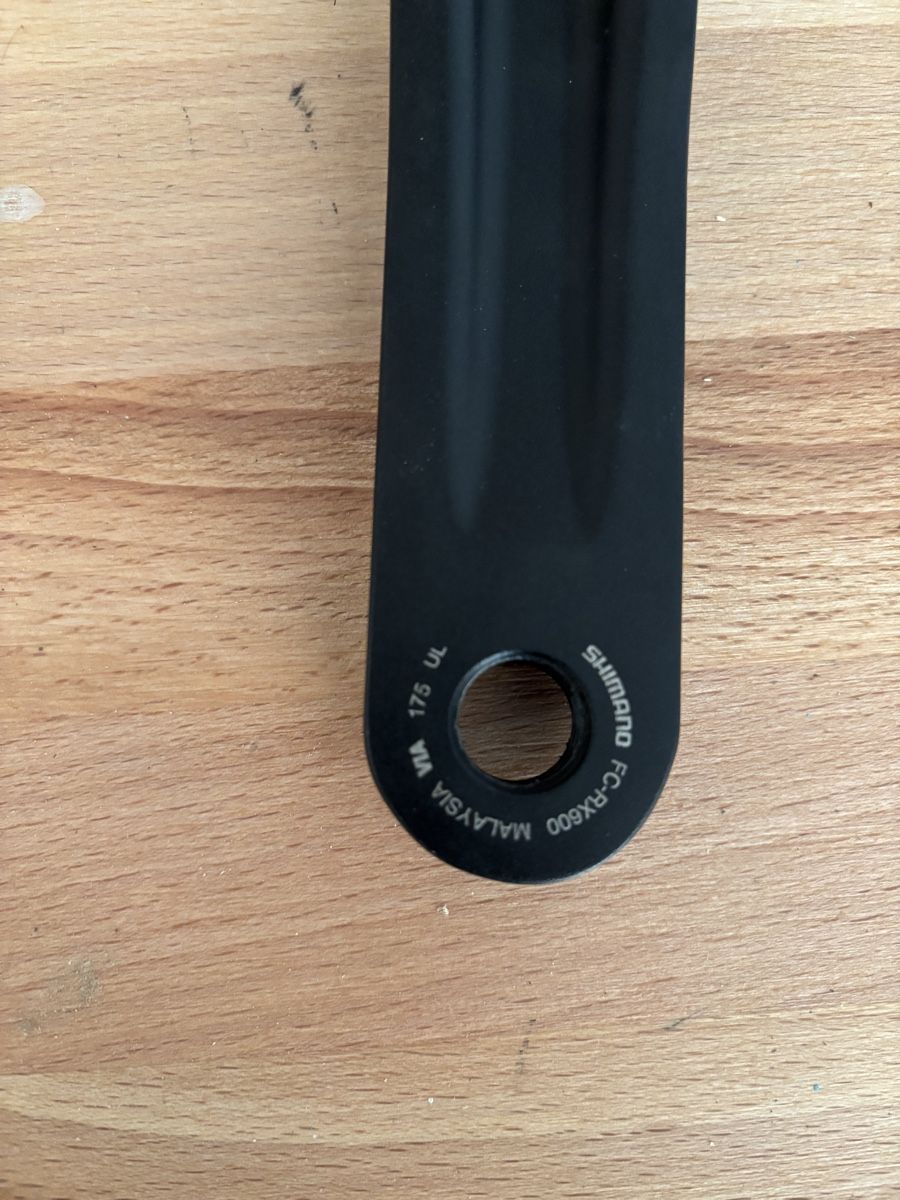 Shimano Pezzi di ricambio: GRX 600 Kurbelgarnitur 175mm – Usato da Rohrbach venduto da KTMRider94 3