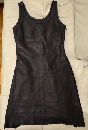 Kleid Echtleder Helmut Lang, XS.