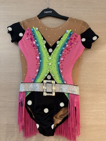Body RG ginnastica ritmica bambina/ragazza, taglia 140
