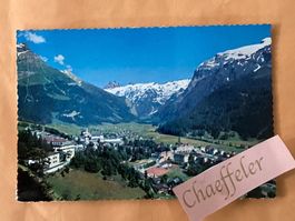1960 Engelberg mit Hahnen und Titlis