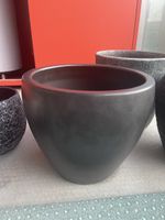Blumentopf braun / anthrazit