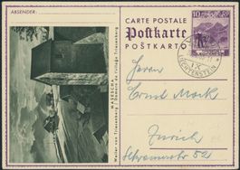 FL - Ganzsache - 1931 - Bildpostkarte • Masescha - Vaduz