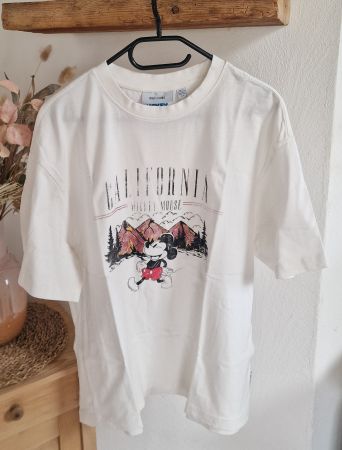 Cooles T-Shirt mit Mickey Mouse Print, Grösse M Only & Sons