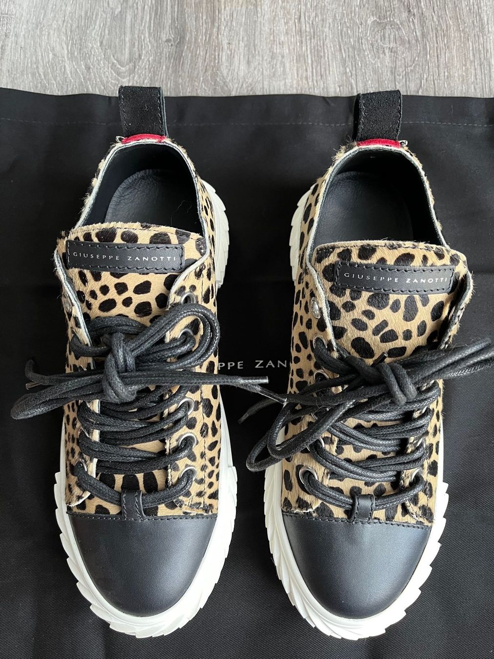 Zanotti Scarpe da donna: Giuseppe Zanotti Sneakers Gr. 38 Leopard Leder Schuhe – Nuovo e nell'imballaggio originale da Frenkendorf venduto da klourenco