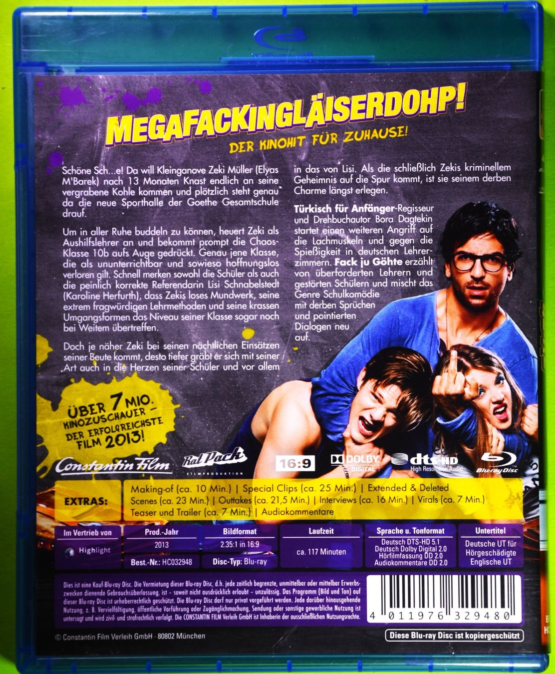 Alle DVDs: FACK JU GÖHTE - MEGAFACKINGLÄISERDOHP ! - TOP BLU-RAY-DISC ! – Neu (gemäss Beschreibung) aus Luzern von piro12 1