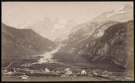 Fotografie Kandersteg, Gutshöfe im Ort 