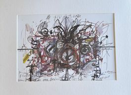 Jean Tinguely (1925-1991) - Abstraktes Werk, Kunstdruck