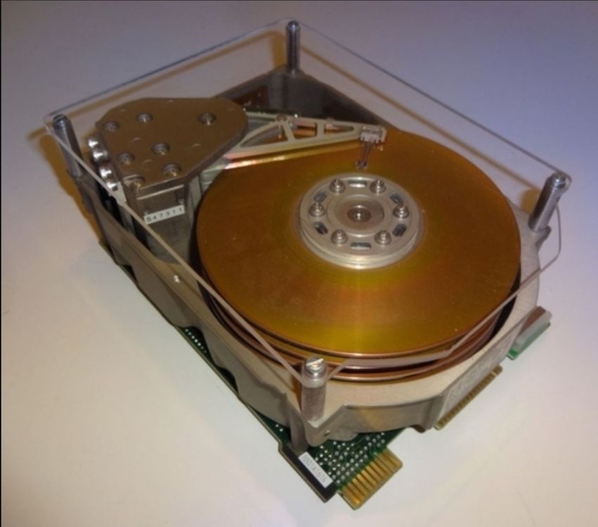 Nec PCs: HDD Festplatte NEC 5 ¼ 56913 retro deko offen – Defekt aus Brig von Mike69 2