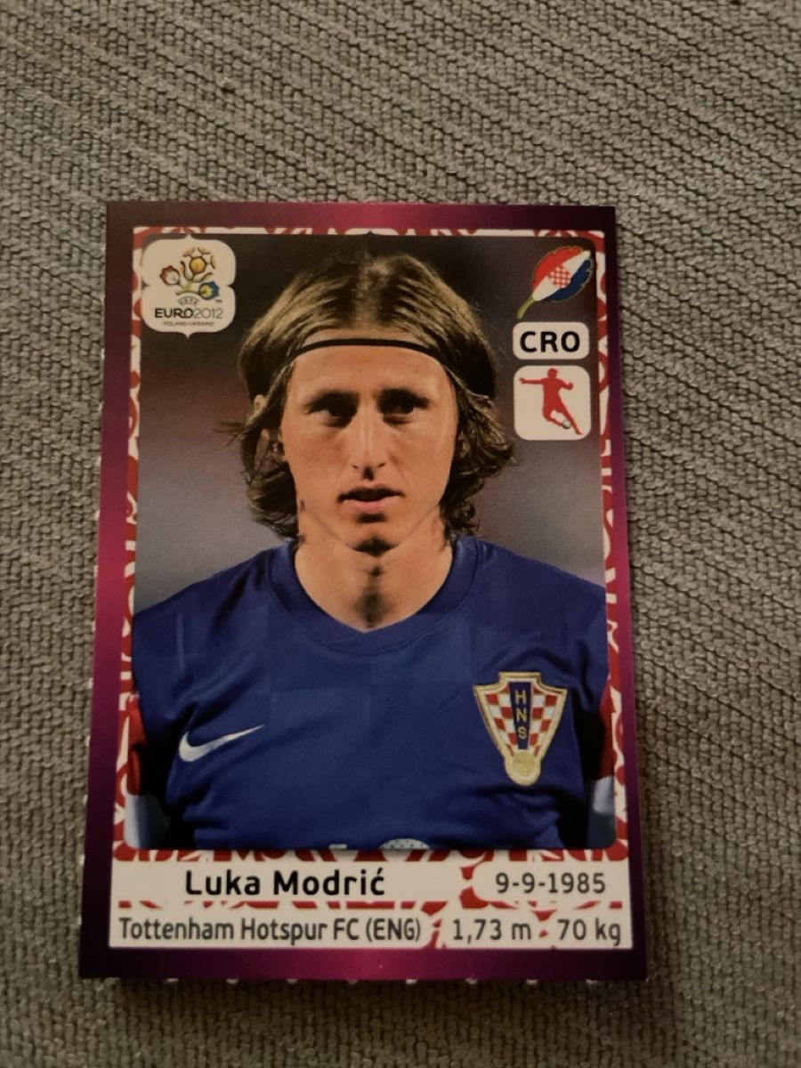 Panini Cartes à collectionner: Luka Modrić Panini EM 2012 – Neuf (Voir description) à Büttikon AG par lca_v7pb