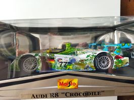 Audi R8, "Crocodile" Nr.77, von Maisto die Cast 1/18