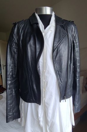 Lederjacke von Esprit, Gr. 36
