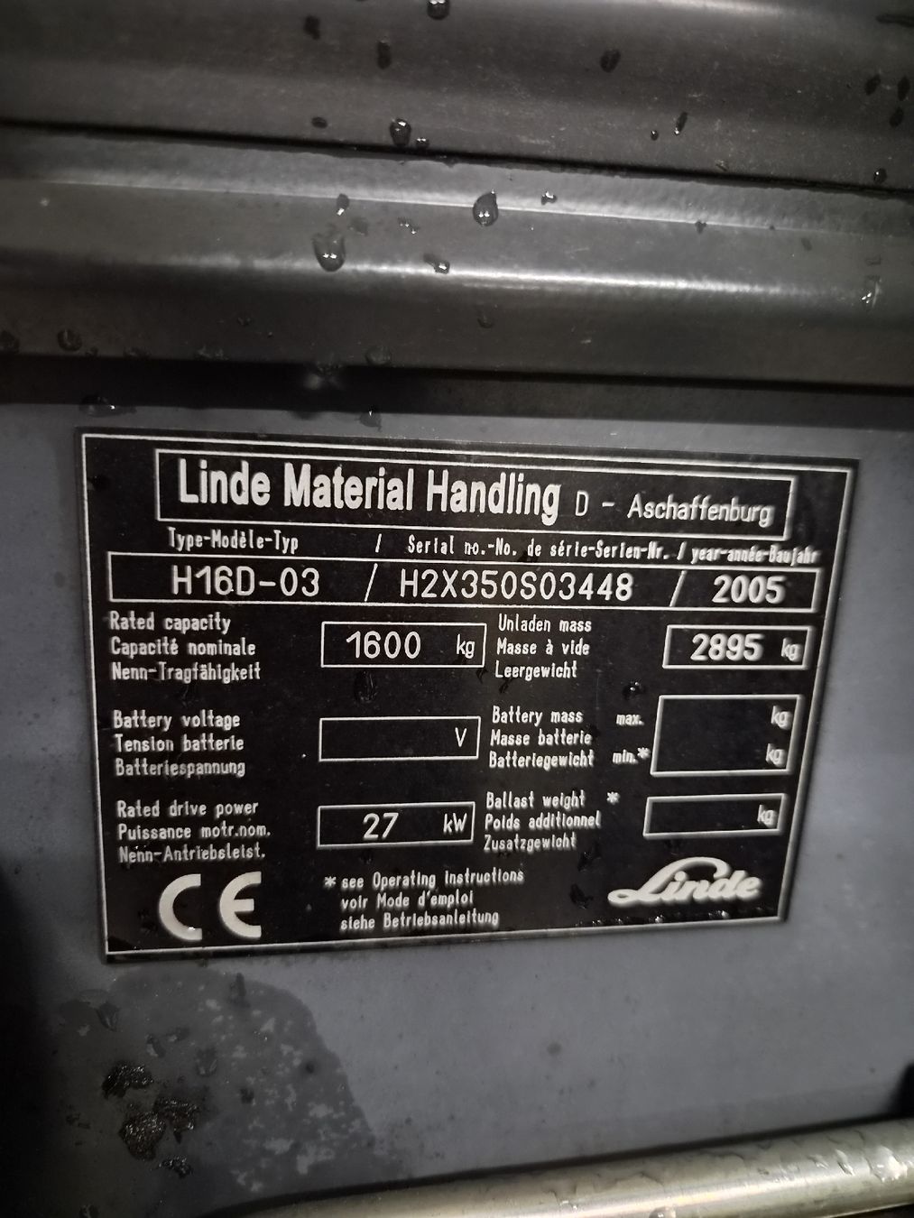 Linde Gabelstapler & Hubwagen: Linde H16 Stapler Diesel – Gebraucht aus Eichberg von Asrael4 3
