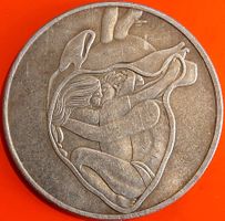 Hobo Münze 1 Dollar "Liebe im Herz"