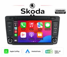 Autoradio Skoda (2004-2013) Bluetooth, DAB+, Carplay, GPS