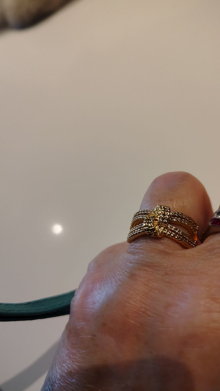 Ringe: Bague nœud avec zircons bon état – Gebraucht aus Puidoux von Sophia70 3