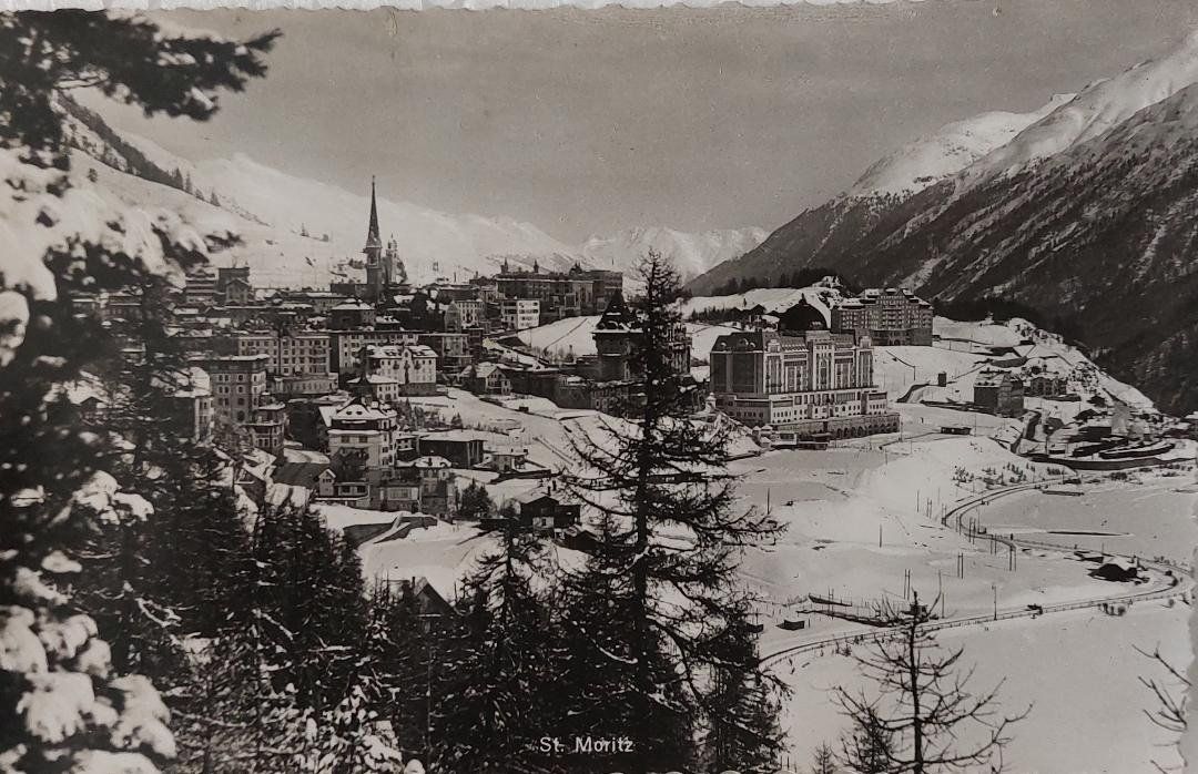 Cartoline postali: St. MORITZ – Usato da Delémont venduto da Domdom1