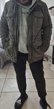 Camp David Jacke, Olivengrün, Grösse L - Winter Jacke top!
