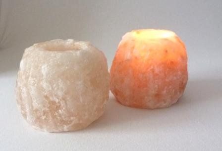 Portacandele: Salzkristall- Teelicht – Nuovo e nell'imballaggio originale da Mauren venduto da Yeelen 1