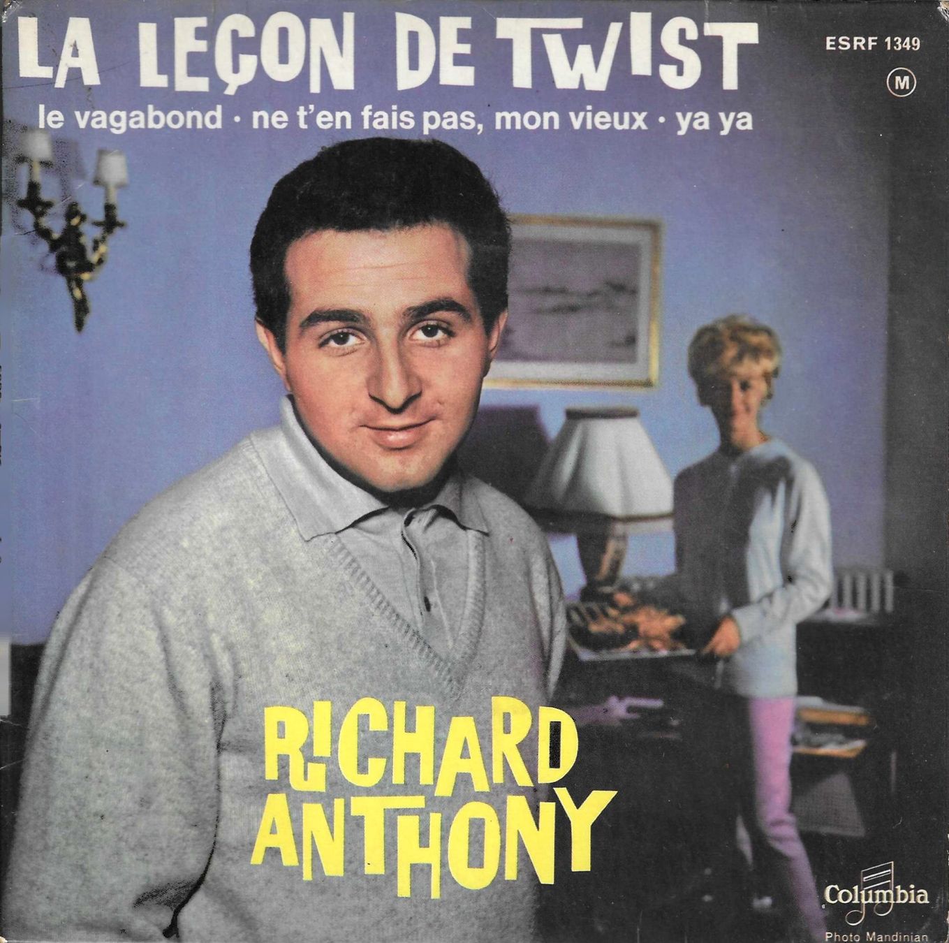 Schallplatten: Richard Anthony  EP - La leçon de Twist – Gebraucht aus Savagnier von Ne2065