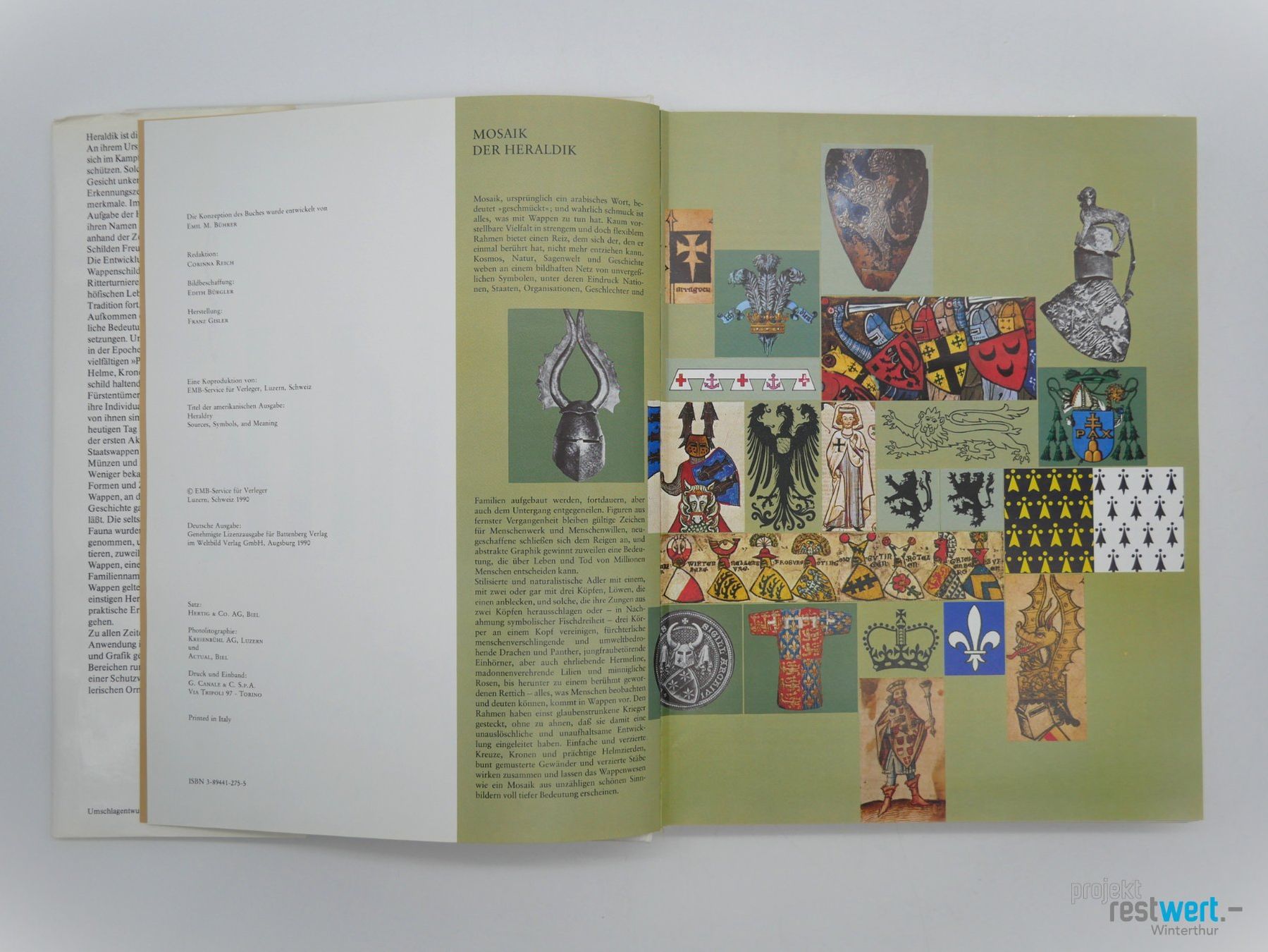 Libri: OTTFRIED NEUBECKER - Heraldik – Usato da Winterthur venduto da Restwert_Winterthur 1