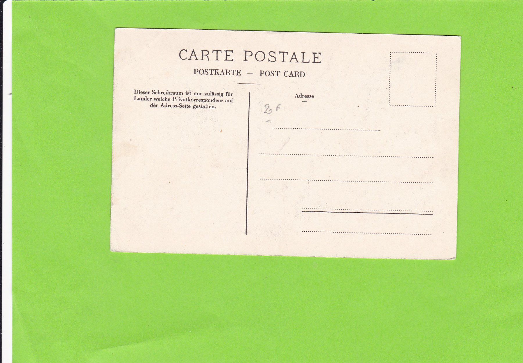 Cartoline postali: Interlaken – Usato da St. Peterzell venduto da neckertal 1
