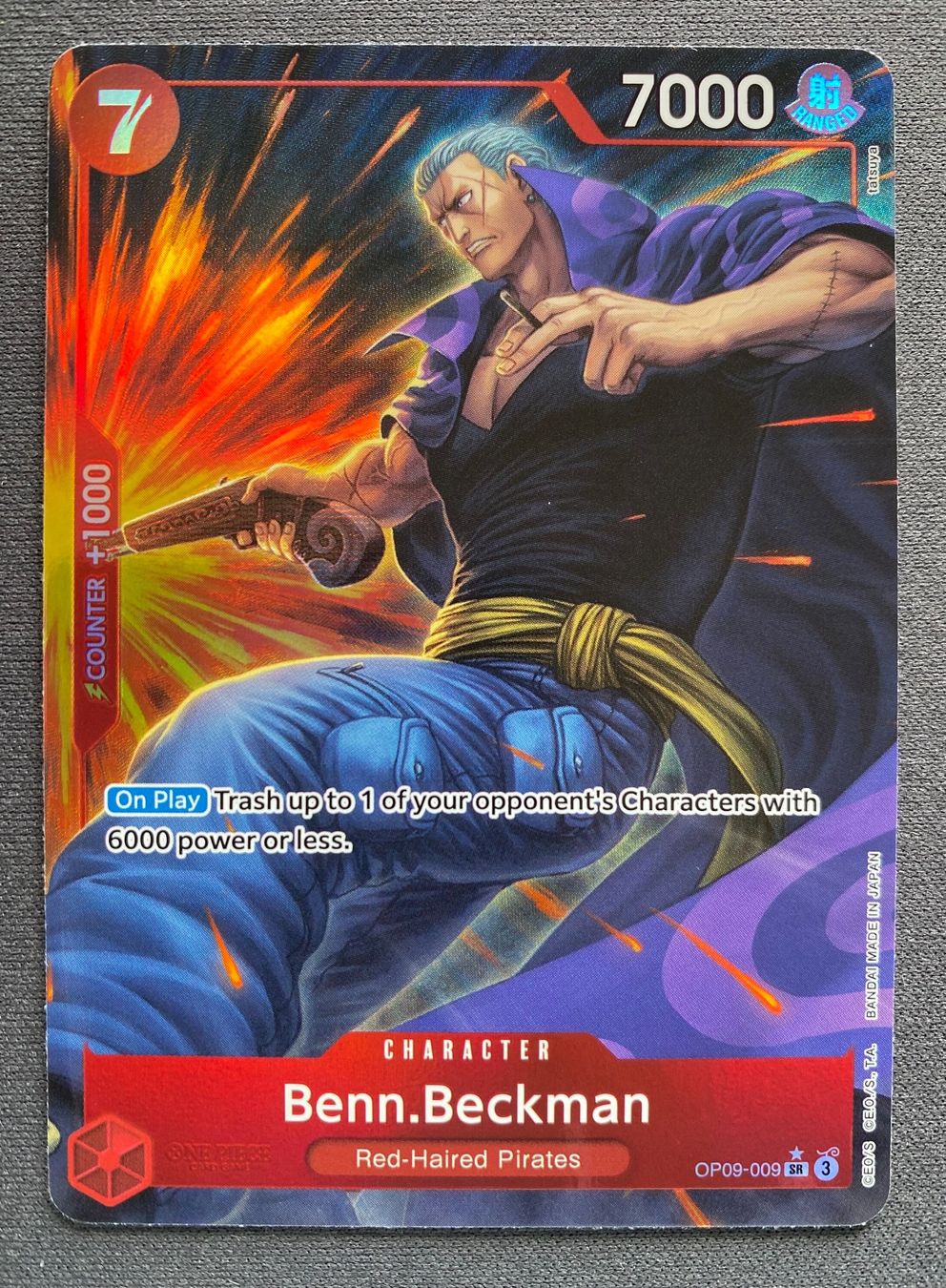 Bandai Carte collezionabili: One Piece Benn.Beckman OP09-009 SR – Usato da Lugano venduto da VlaseCard
