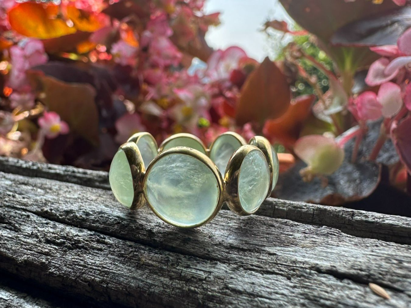 Olga Ribler Bagues: Statement Memory Silber Ring 925 - Prehnite - Grösse 56 – Neuf (Voir description) à Luzern par Schmuckoutlet 4