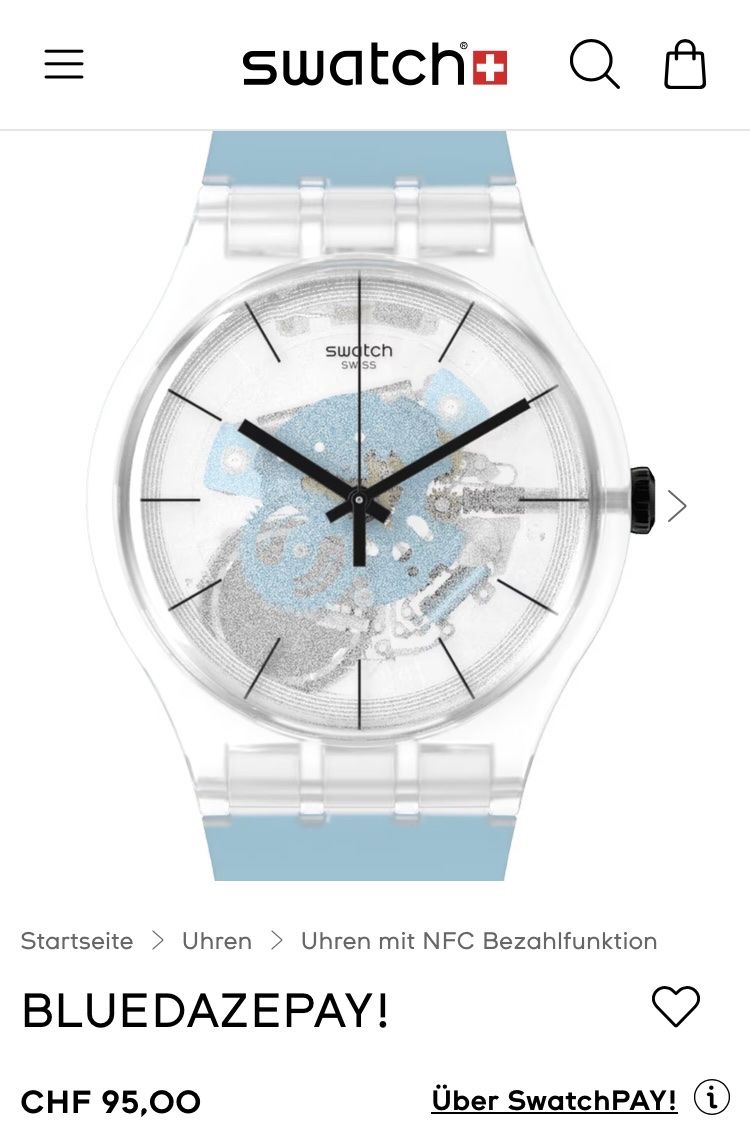 Swatch Orologi: Swatch DAZE Unisex hellblau neu – Nuovo (secondo la descrizione) da Brugg AG venduto da Honeybee6 3