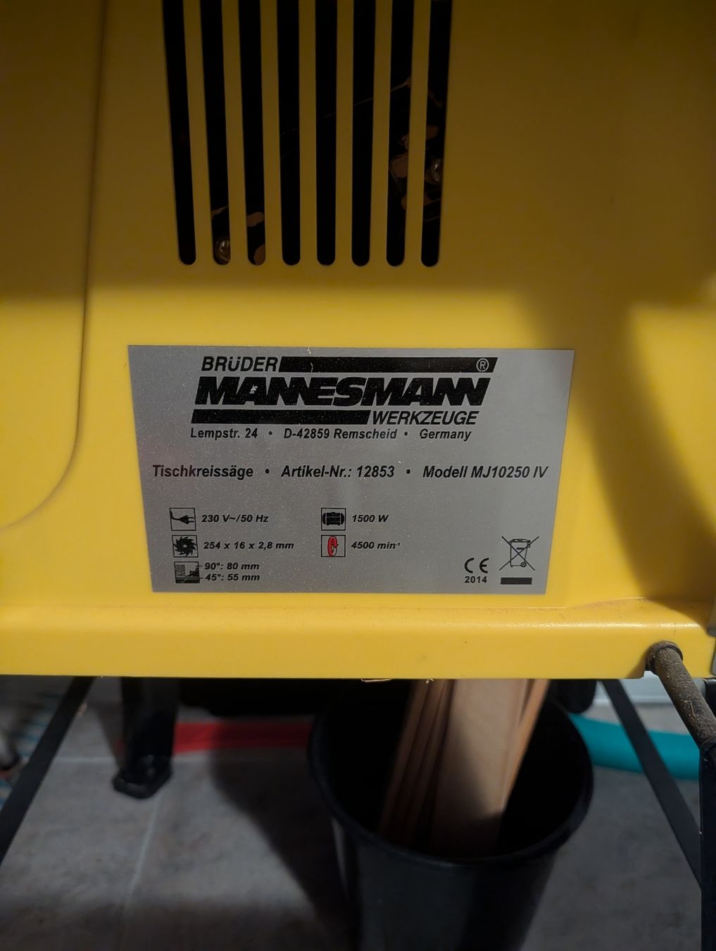 Alle Maschinen: Tischkreissäge Mannesmann – Gebraucht aus Reigoldswil von sunneschien09 1