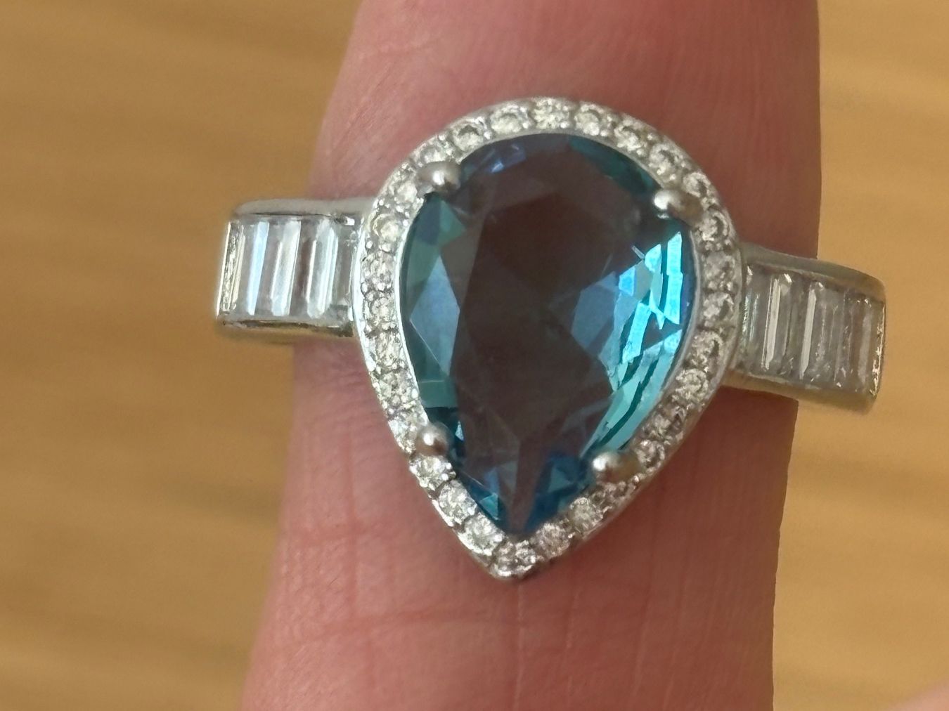 Ringe: Luxus Elegante Gr.19/9 Ring Farbe: Silber /Blau – Neu (gemäss Beschreibung) aus Biel-Bienne von Roserosse13 4