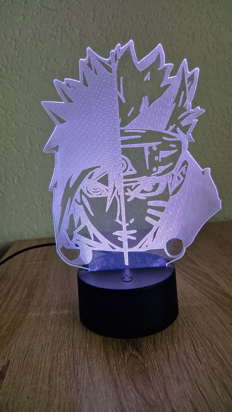 Lampes: Lampe LED Naruto x Sasuke – Neuf (Voir description) à Bernex par Hallohisse 1