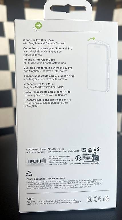 Covers & Schutzfolien: iPhone 17 Pro Max Hülle Apple Clear Case MagSafe NEU – Gebraucht aus Elsau von sas_6xtr 1