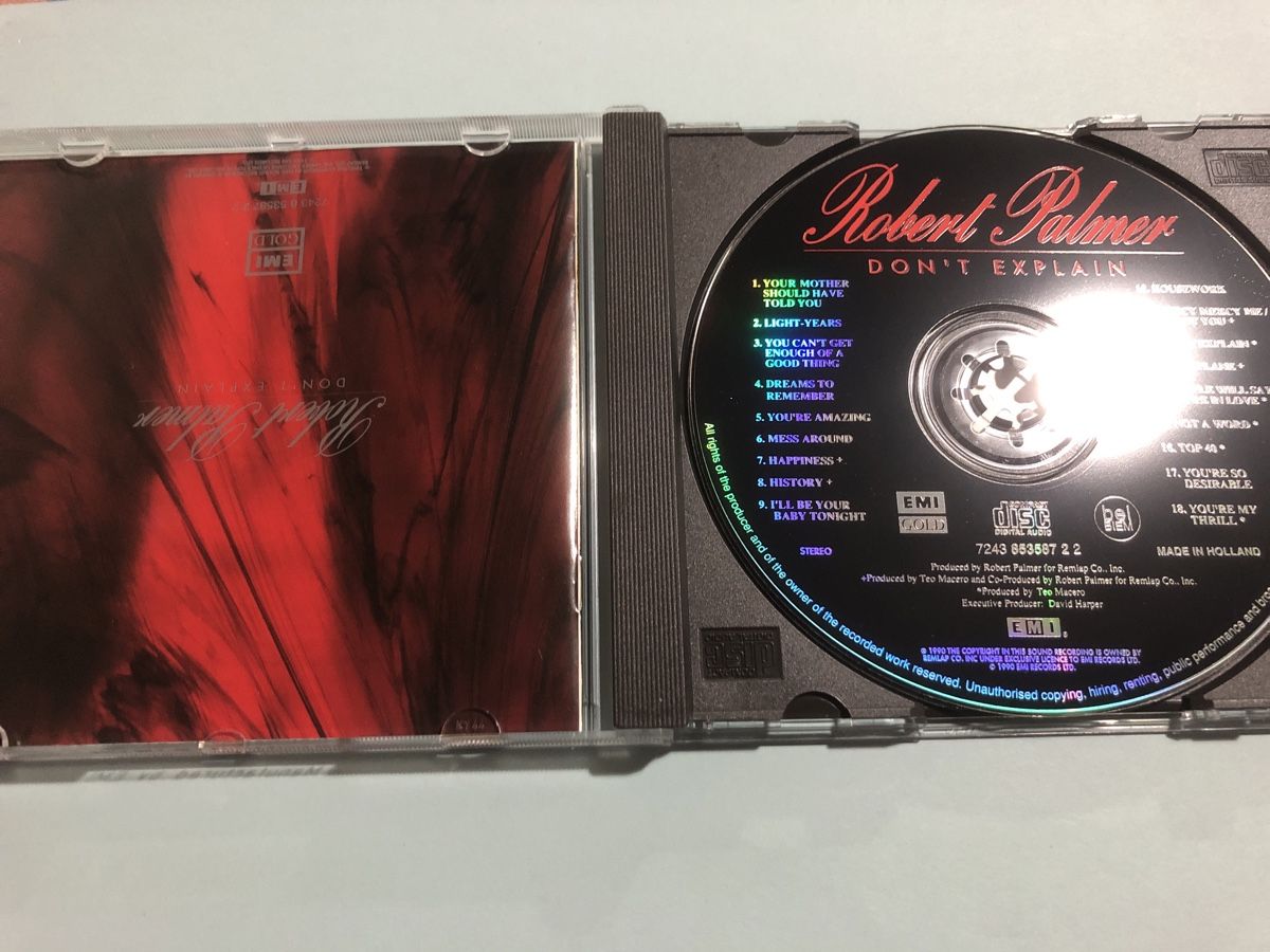 CD: Robert Palmer Don't Explain  🌴 – Usato da Flaach venduto da rubo7 1