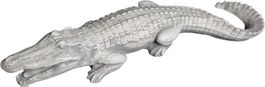 Krokodil Steinskulptur Steinfigur Sculpture en pierre‪