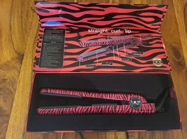 ISO Beauty Spectrum Pro Glätteisen Zebra Rosa