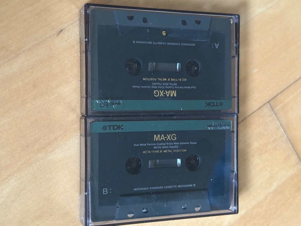 2x TDK MA-XG 60 Leerkassetten Tapes Metal Typ IV | Kaufen auf Ricardo