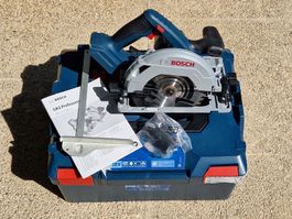 Bosch Professional Akku-Kreissäge GKS 18V-57 G + FSN 1600