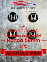 Honda 58 mm Nabendeckel Radnaben Radkappen Felgendeckel Neu