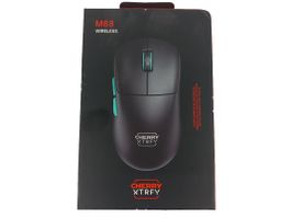 CHERRY xtrfy M68 Mouse (Wireless; Black)