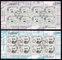 1997 Kleinbogen Karrer/Nobel Nr.927 + 928 mit ET-ʘ