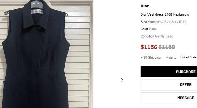 Dior Vestiti: Christian Dior Kleid  / Robe .36 – Usato da Collonges venduto da Auganien 6