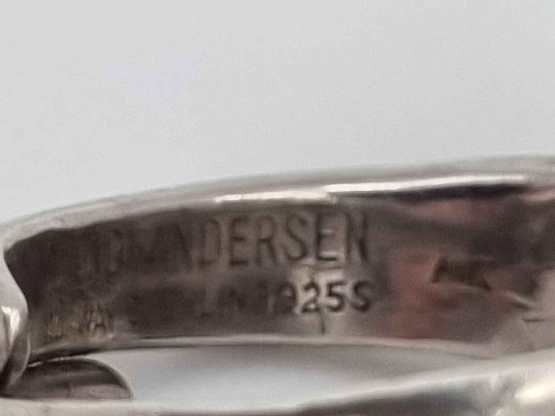 Anelli: David Andersen 925 Silberring mit Landschaftsjaspis – Usato da Kölliken venduto da ter_lkc7 7