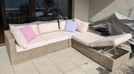 Rattan-Lounge Marke "viplounge"