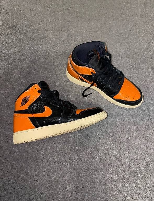 Jordan Scarpe da donna: Air Jordan 1 OG 'Shattered Backboard 3.0' – Usato da Burg AG venduto da kam.uen