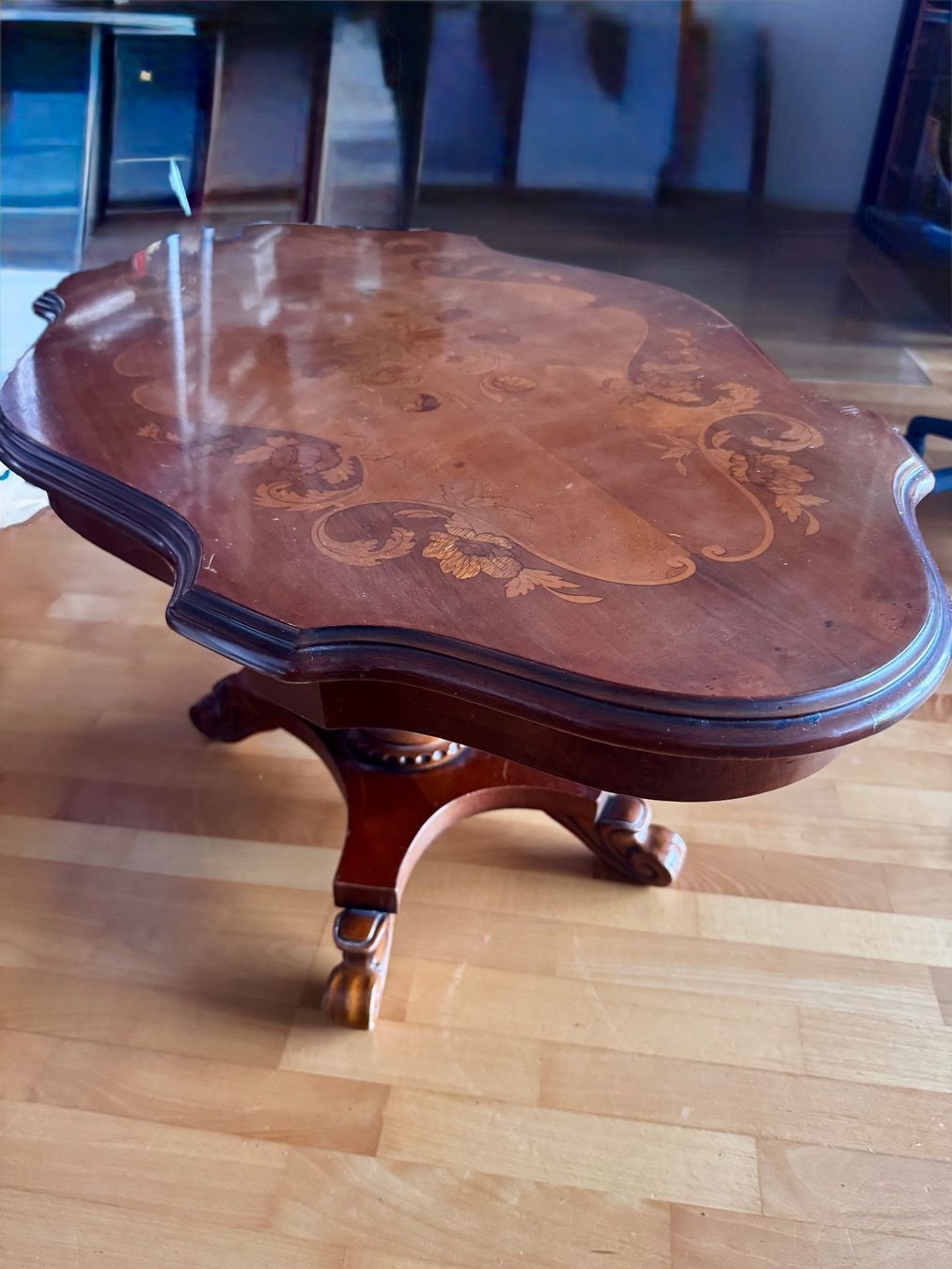 Tavoli: Salontisch in Biedermeier Stil – Usato da Montlingen venduto da timolino12 2